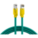 EFB ELEKTRONIK RJ45 Patchkabel Cat.5e SF/UTP PUR, TM21 Tülle gelb schleppfähig grün 10m