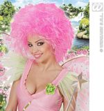 Finidi Neon roze pruik Britt kort haar