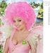 Finidi Neon roze pruik Britt kort haar