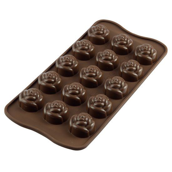 Silikomart Chocolade Mal voor Rozen - 8051085022496