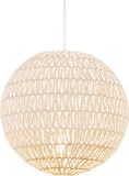 QAZQA Lina Ball 40 Grote hanglamp 1 lichts Ã 400 mm wit