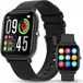 A6 Smartwatch Heren Dames Sport Zwart LCD 2 inch Bluetooth 5.3