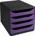 Exacompta BIG-BOX Ladenbox - Purper - 4 vakken