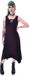 Vixxsin Mora Dames Midi-jurk - Zwart - XXL