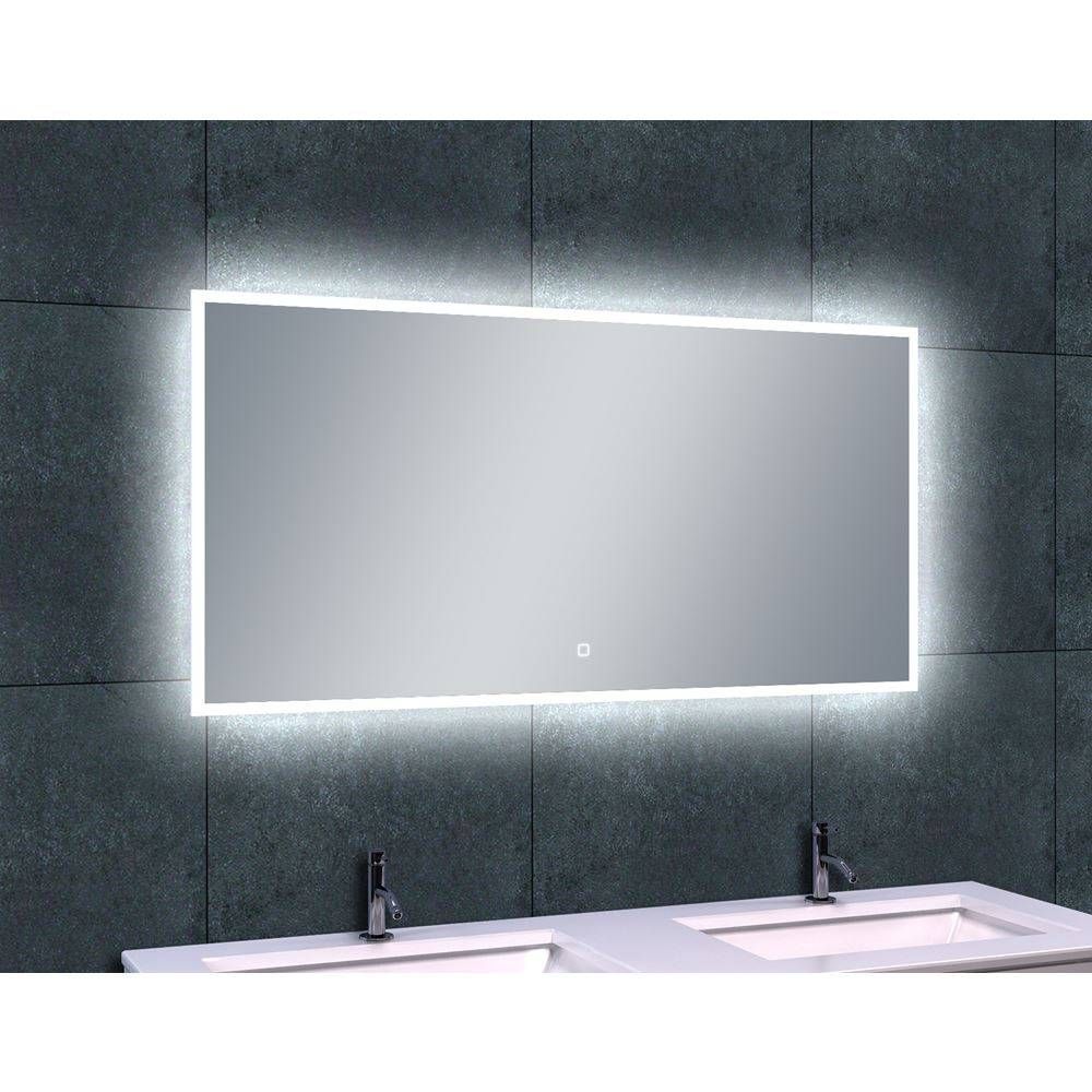 Quatro Dimbare LED Spiegel 120x60cm