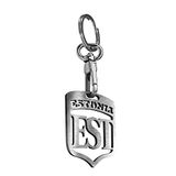 RVS sleutelhanger - 'Estland' (Zilver)