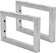 Differnz Ophangbeugel Fontein 23 x 15 cm RVS