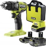Ryobi RPD18BL1-2C42S Serie - Perceuse-visseuse à percussion 18V - Udarowa - Batteries et chargeur inclus - Éclairage LED
