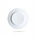 Arcoroc ARC D6888 Trianon Uni assiette plate, 27,3 cm, verre opale, blanc, 6 pièces
