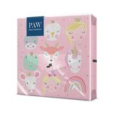 PAW - Papieren servetten, 3-laags (33 x 33 cm), 20 stuks, tafeldecoratie, dieren, prinses. Gemaakt voor de kleintjes. Perfecte servetten voor verjaardagen (Magische vrienden)