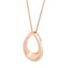 Orphelia ZH-7366 - Hanger Curve + ketting - Zilver 925 Rosé - Zirkonia - 45 cm