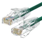 WP WPC-PAT-6AU010G-S netwerkkabel Groen, Transparant 1 m Cat6a U/UTP (UTP)