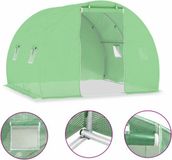 vidaXL Kas - 6 m² - 3x2x2 m - Groen