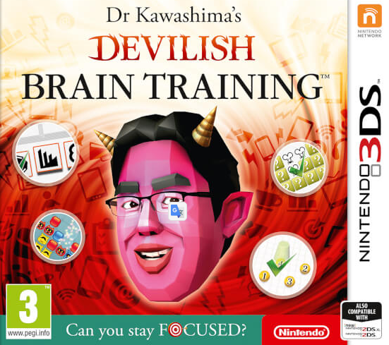 Nintendo Dr Kawashima's Devilish Brain Training: Can You Stay Focused?, 3DS Nintendo 3DS