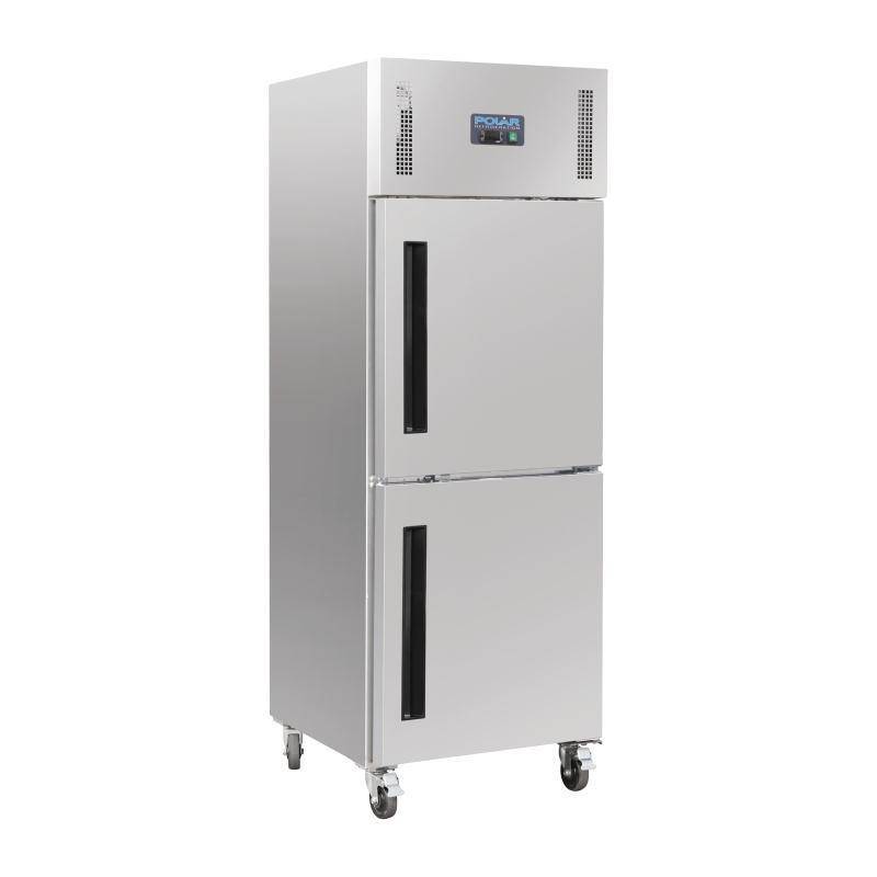 Polar Vriezer met gedeelde deur 600 ltr