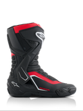 Alpinestars Honda SMX-6 V3 Bottes Noir Rouge Vif Blanc, Taille : 47