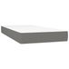 VidaXL Matras met binnenvering Eénpersoons/Volledige grootte Medium Grijs, Wit Polyester 800 mm x 2000 mm x 200 mm