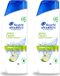 Head & Shoulders Shampoo Apple Fresh - 250ml - 2 stuks