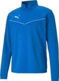Puma Teamrise Sweatshirt 1/4 Zip - Size L - Men - Blue