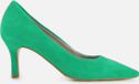 Tamaris Pumps groen Leer - Dames - Maat 37