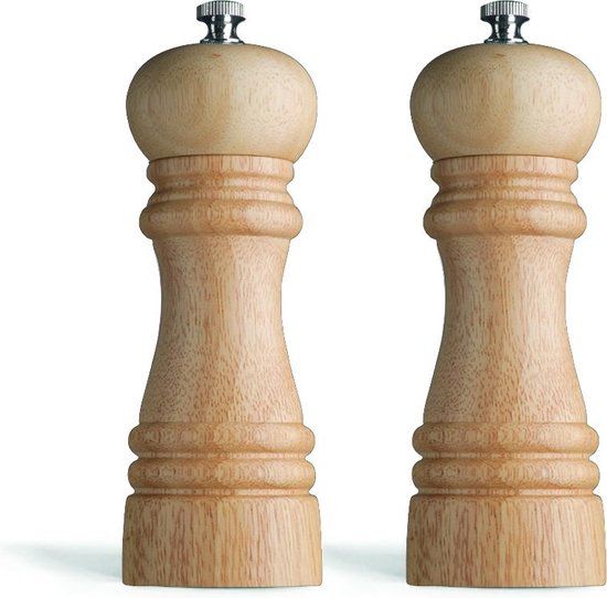 Amefa Classic Peper- en zoutmolenset - 15 cm - Hout