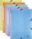 Exacompta 25x Elastomap met 3 kleppen in polypropyleen Chromaline Pastel - A4 - Geassorteerd