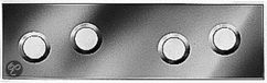 Alberts 339258 platte connector hoek en verbindingsplaten, zilver