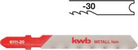 KWB Lames de scie sauteuse - Métal grossier 6113-30
