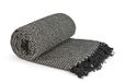 Emma Barclay Sprei van gerecycled katoen met visgraatpatroon