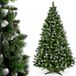 Kadax Kunstkerstboom, 180 cm, Made in EU, realistische kerstboom van pvc-folie, natuurgetrouwe kerstboom, kunstdennenboom met stevige plastic standaard, kunstdennen, Pia, 180 cm