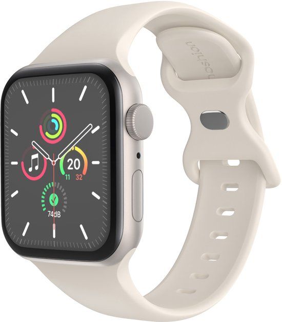 imoshion Siliconen⁺ bandje - Sterrenlicht - Geschikt voor Apple Watch 44/45/46/49 mm