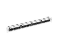 Lanberg PPUA-1024-S Patch Panel 1U Cat6a U/UTP 24 Poorten Grijs