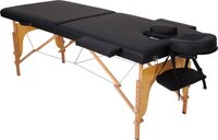 Brixy Massagetafel - Inklapbaar - Zwart - 250KG Draagvermogen - Incl. Opbergtas