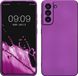 kwmobile hoesje geschikt voor Samsung Galaxy S21 FE - Hoesje voor smartphone - Back cover in paars métallisé
