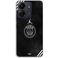 Maniacase Hoesje voor Xiaomi Redmi 13C 4G PSG Jordan-logo zwart