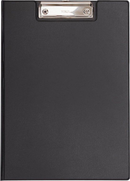 MAUL Klembordmap Poly, PP folie, A4 staand, zwart