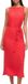 Vila Malina V-Neck Midi Jurk Dames