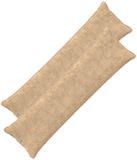 vidaXL Kussensloop 2 st houten crèmekleurig 40 x 145 cm