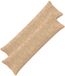 vidaXL Kussensloop 2 st houten crèmekleurig 40 x 145 cm