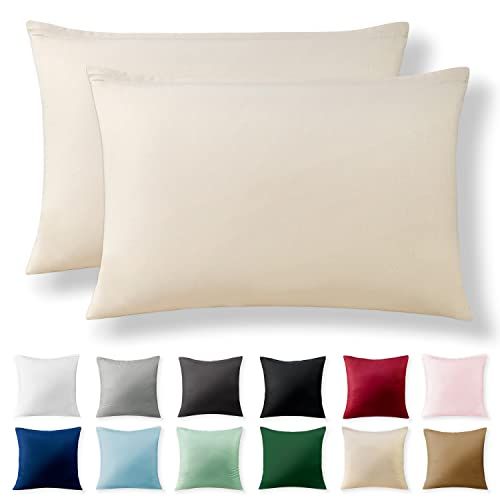 Alreya Renforcé set van 2 kussenslopen 50 x 75 cm - Beige