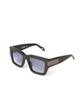 Just Cavalli Sunglasses Glossy Black Blue Lens