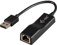 i-Tec Advance USB 2.0 naar Ethernet Adapter - Zwart