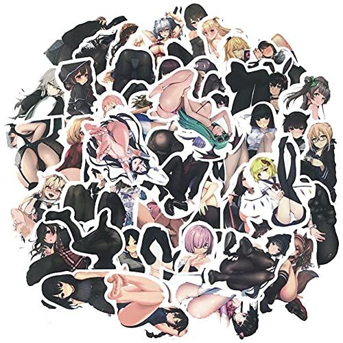 TOSSPER Set van 50 Anime Sexy Hentai stickers - volwassenen - geen herhaling