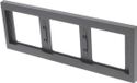 BERKER K1 Cadre de recouvrement triple anthracite