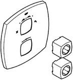 Grohe Rozet wit RVS