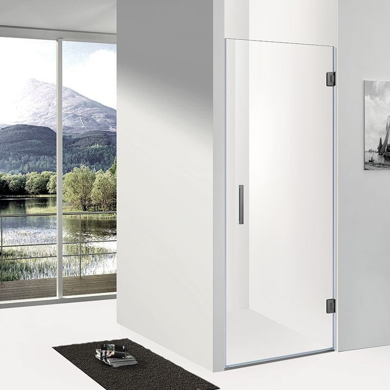 Badkamerplanet Sani Royal Douchedeur Nano Clean Anti Kalk Gun Metal 90x200 cm