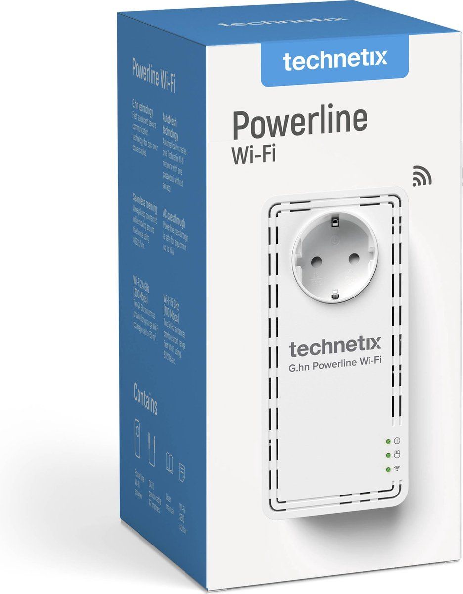 Technetix Powerline-WiFi HighSpeed G.Hn - 5055146401766