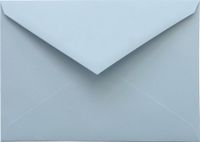 Netuno Malmero Gladde blauwe enveloppen 12 - 135 x 205 mm - 25 stuks - NK natgelijmde - 120 gram