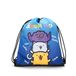 Comix SComix by Sio Tas met trekkoord, compacte en veelzijdige tas, ideaal voor sportschool, school, reizen, broodtrommel, cadeau-idee voor kinderen en jongeren, 34 x 42 cm, blauw
