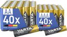 VARTA Batterijen mixpack AA en AAA, 80 stuks, Power on Demand, alkaline | 40x Mignon LR6 en 40x Micro LR03 1,5 V, Made in Germany, tot 10 jaar houdbaar